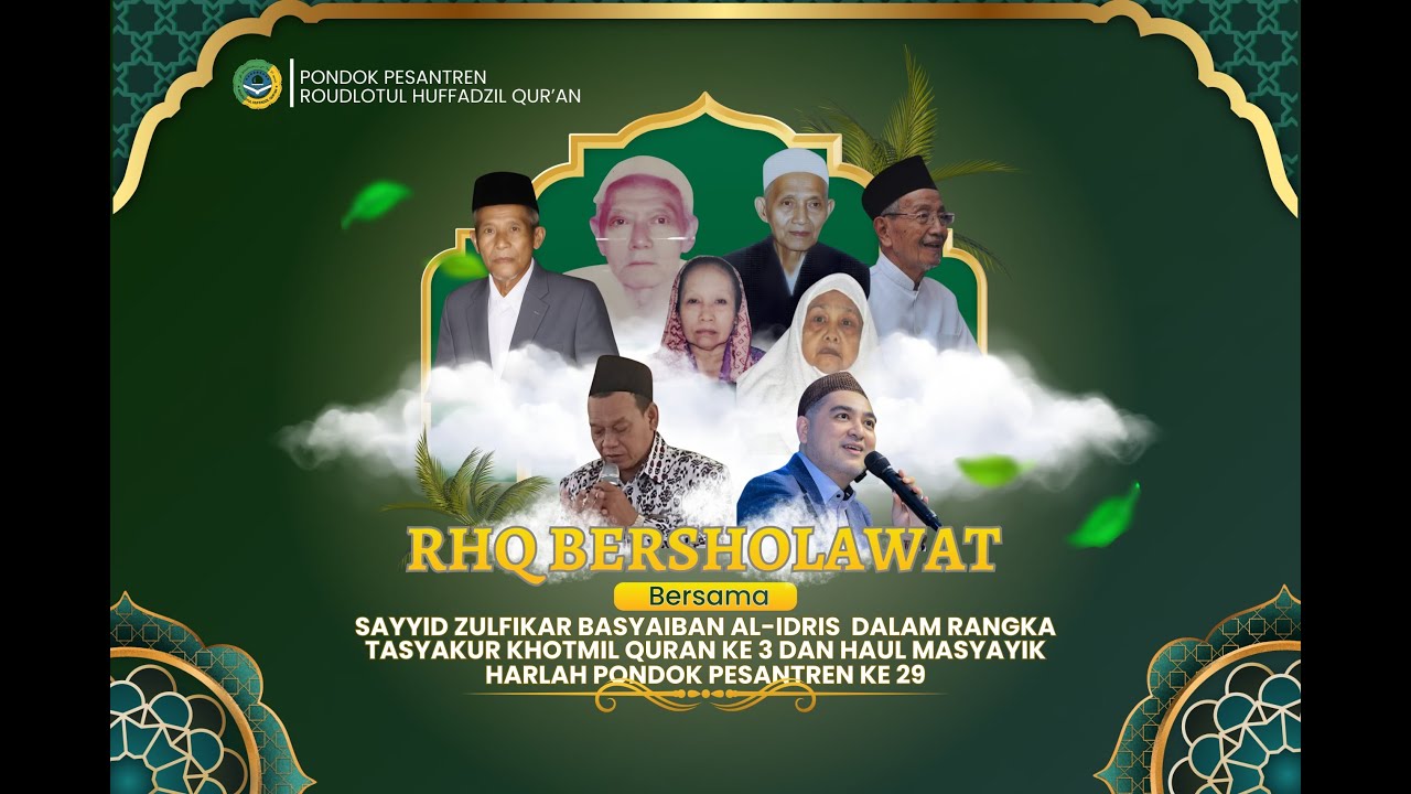 RHQ BERSHOLAWAT BERSMAMA SAYYID ZULFIKAR DALAM RANGKA HARLAH PONPES RHQ SUKOREJO KE 29