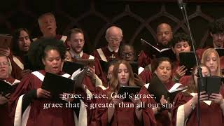 Grace Greater Than Our Sin  v  1 & 4 UMH 365; FUMC Houston, 9/27/26