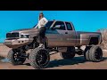 This GIRL has HUGE 16" LIFTED Cummins Dually on 40’s