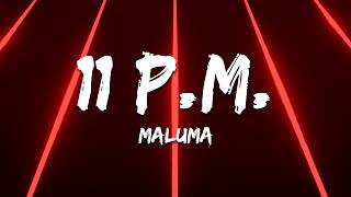 Maluma - 11 P.M. (Letra/Lyrics)