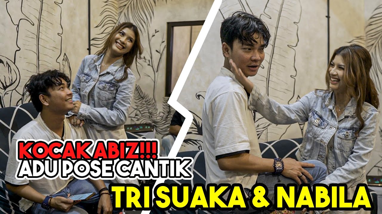 ADU POSE CANTIK TRI SUAKA & NABILA