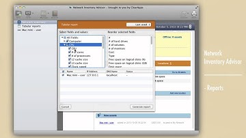 Network inventory reports