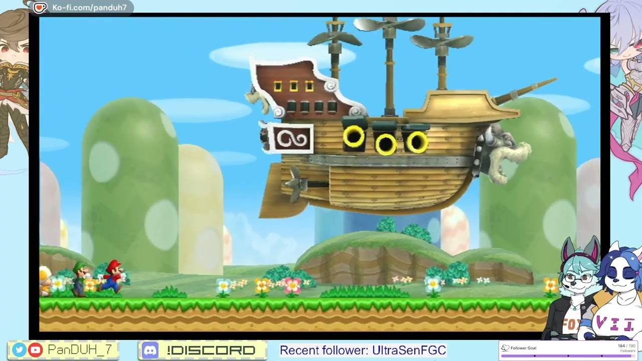 New Super Mario Bros Co-op with my room mate pt 1