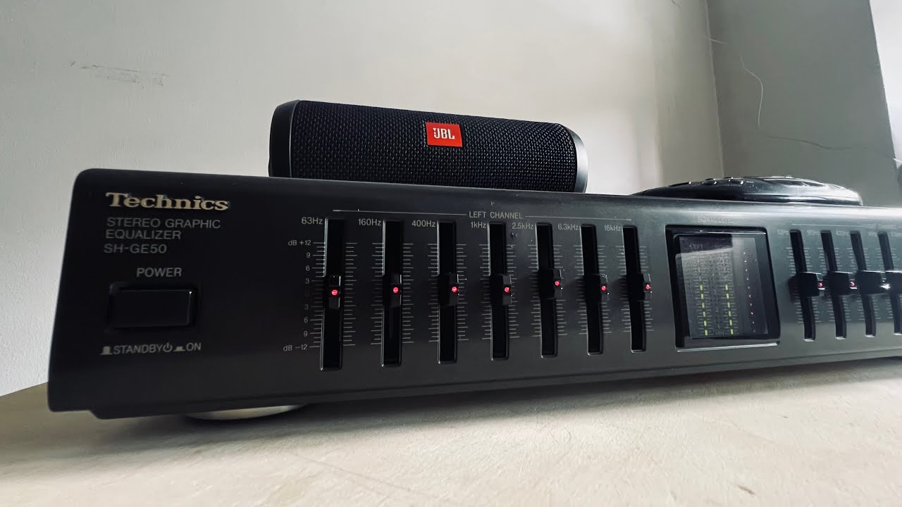 Technics STEREO GRAPHIC EQUALIZER SHGE50 Play Time & What's inside