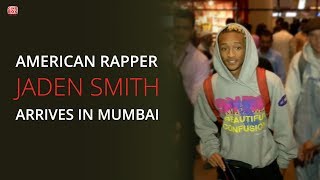 American Rapper & International icon Jaden Smith arrives in Mumbai