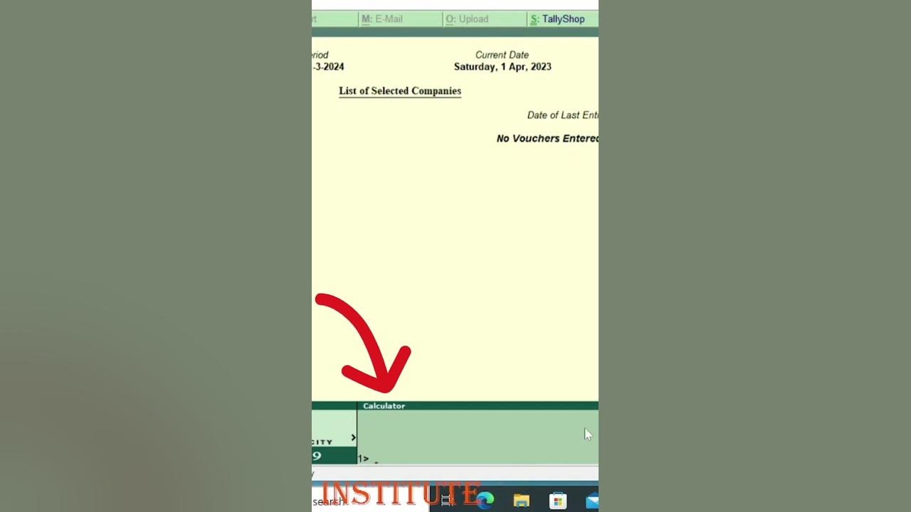Tally erp 9 in calculator short cut key excel exceltutorial 