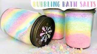 Bubble Up With Rainbow Bubbling Bath Salts!