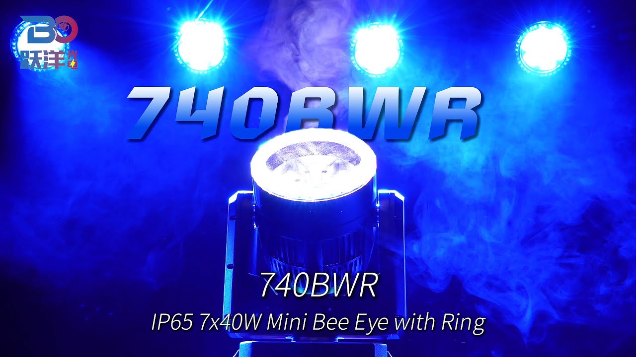 Beyond Lighting 740BWR 7x40W Mini Bee Eye with Ring 