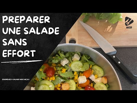 Essoreuse à salade sans effort