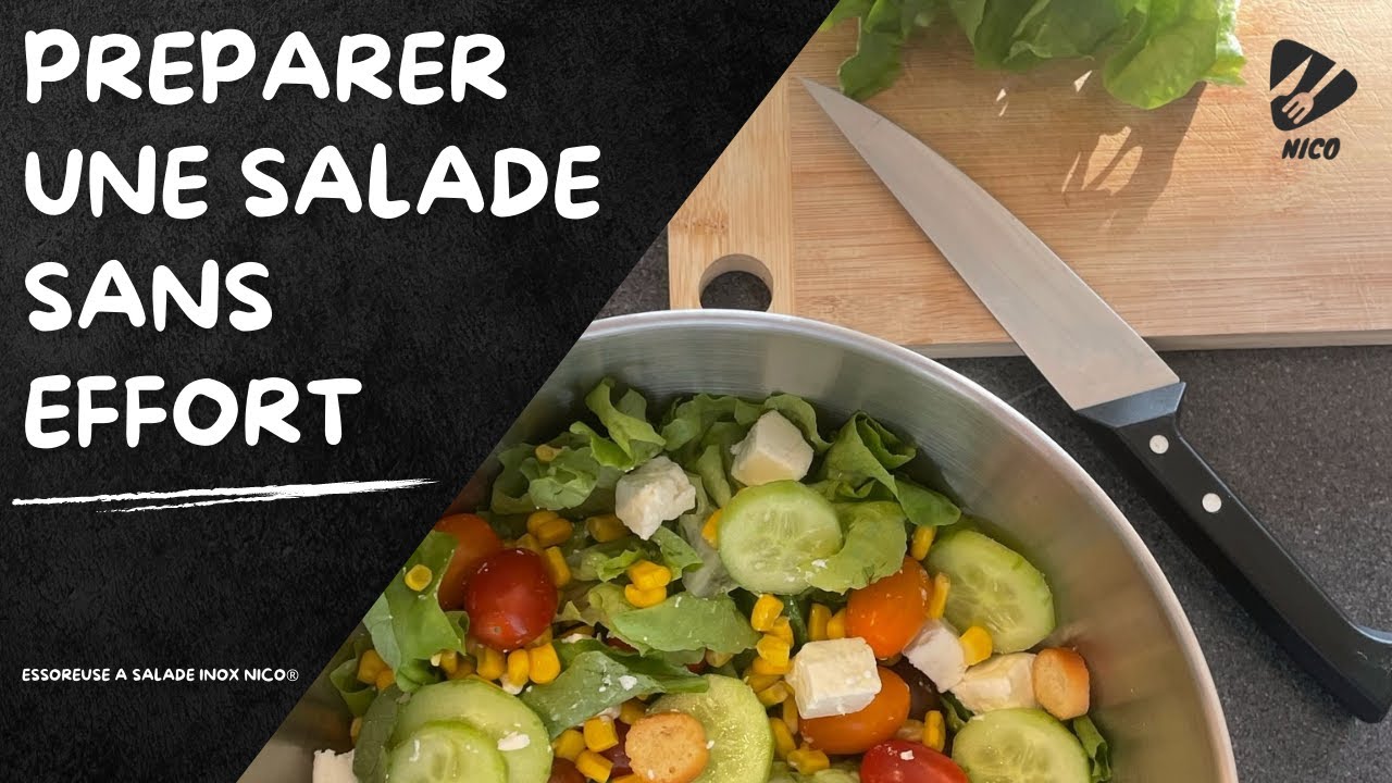 Essoreuse à Salade Inox 4,5L - Essoreuses à Salades