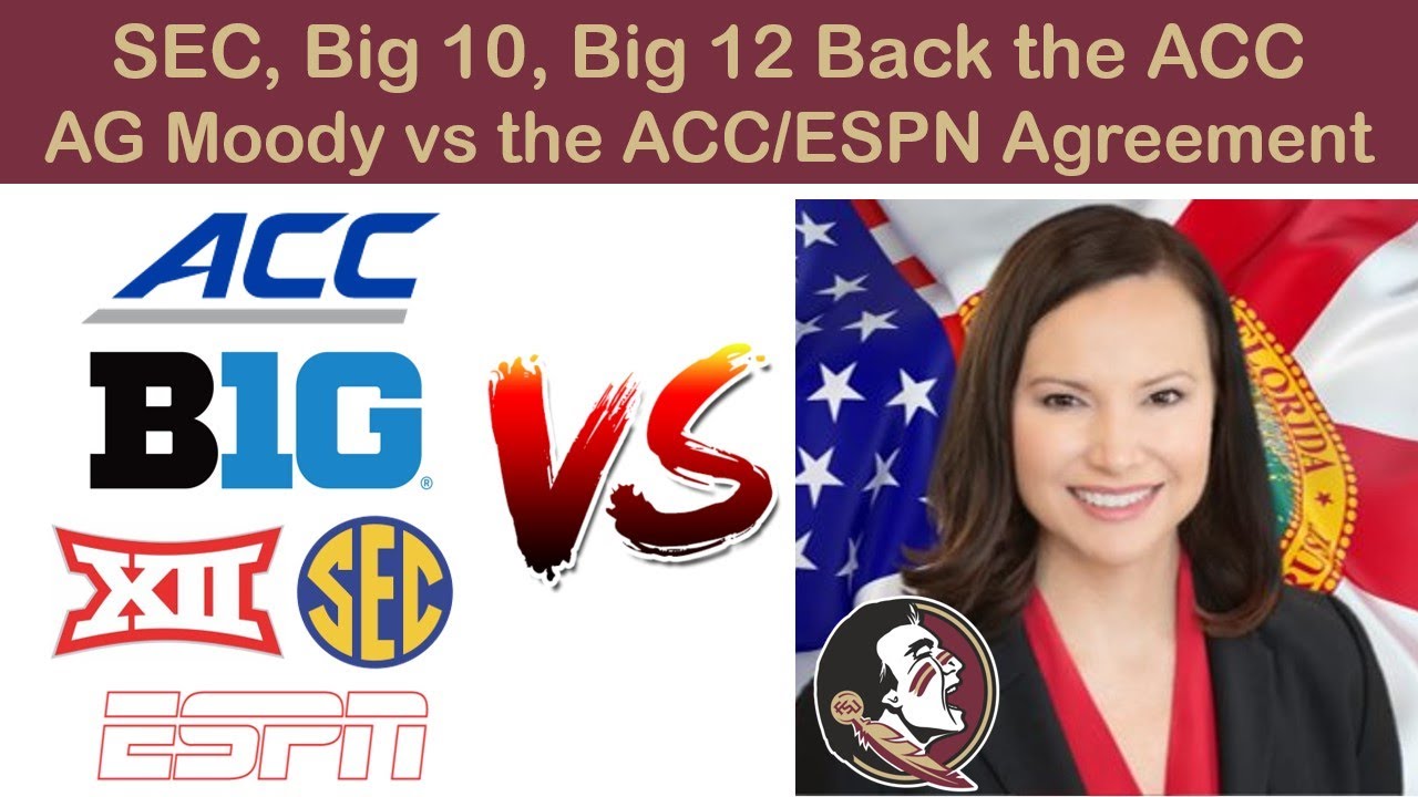SEC, Big 10, Big 12, & ESPN Join the ACCs Fight against Florida AG