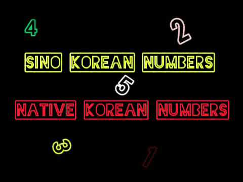 korean number (from 1-10) / የኮርያ ቁጥሮች (ከ 1-10 )
