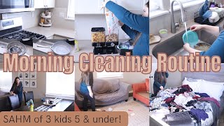 SAHM MORNING ROUTINE 2022 | REALISTIC MOM MORNING ROUTINE | MORNING ROUTINE