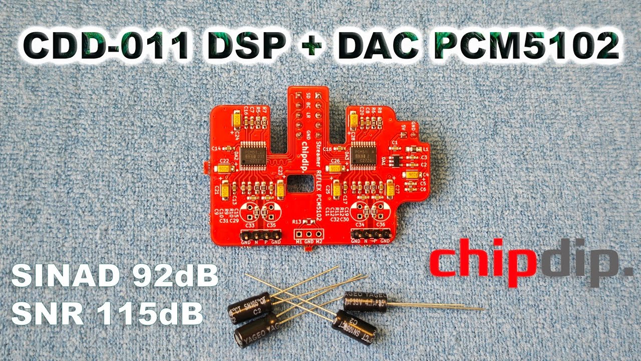DSP CDD-011 adau1452 + 4 RCA канала ЦАП PCM5102