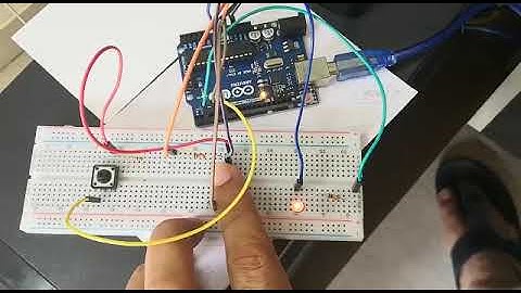 Two Push Buttons One LED