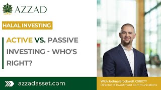 Webinar: Active vs Passive Investing - Who’s Right