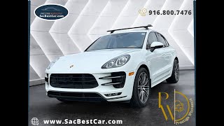 Porsche Macan TURBO For Sale in Sacramento California Luxury Performance SUV Thrilling German Beast