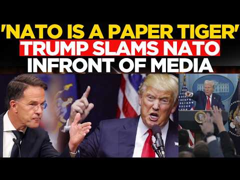 Video TRUMP SLAMS NATO LIVE | US President Humiliates Allies Over Defense Spending In Front Of World Media