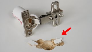 1 effective way to repair a broken hinge! Mix SALT + Super Glue and repair wood, plastic