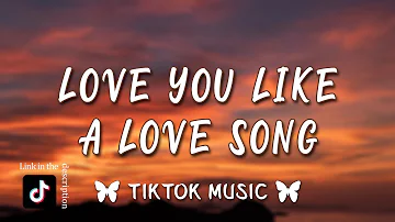 Selena Gomez  - Love You Like A Love Song (TikTok Remix) I want you to know, baby No one compares