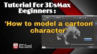 Tutorial For 3DsMax Beginners : Intro to Polygon Modeling , modeling a cartoon pig