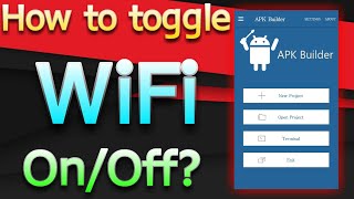 How to Toggle WiFi On/Off via Switch? (Android JAVA) screenshot 1
