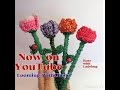 Rainbow Loom Rose Flower / ladybug / Leaf - Amigurumi Hook Only Лумигуруми