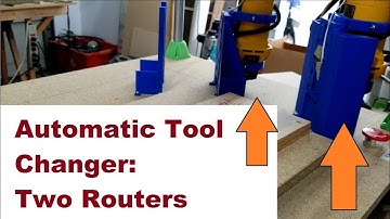 MPCNC Automatic Tool Change: Routers!