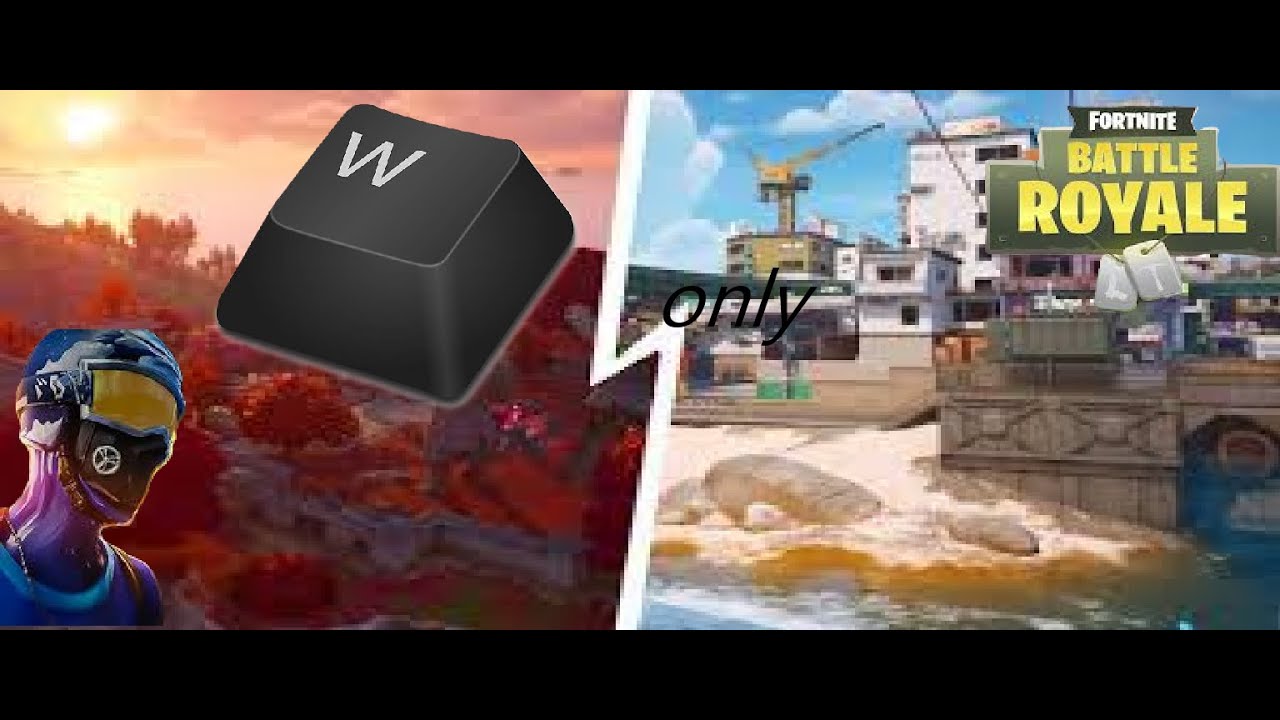 I WON A GAME WHILE ONLY USING MY W KEY - YouTube