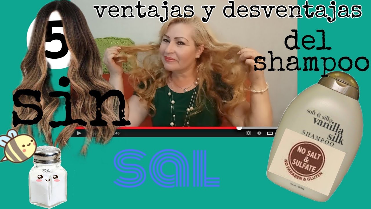 5 ventajas y desventajas del shampoo sin sal Marlene Zambrano YouTube