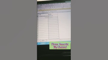 #shorts - Auto serial number in excel in 30 sec | create your dynamic serial number