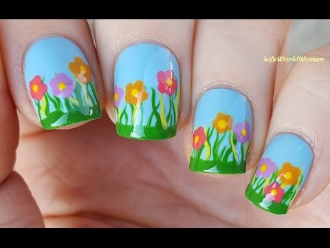 Easy FLOWER NAIL ART For EASTER & SPRING! - YouTube Easy FLOWER NAIL ART For EASTER & SPRING! - Easy FLOWER NAIL ART For EASTER & SPRING! - YouTube