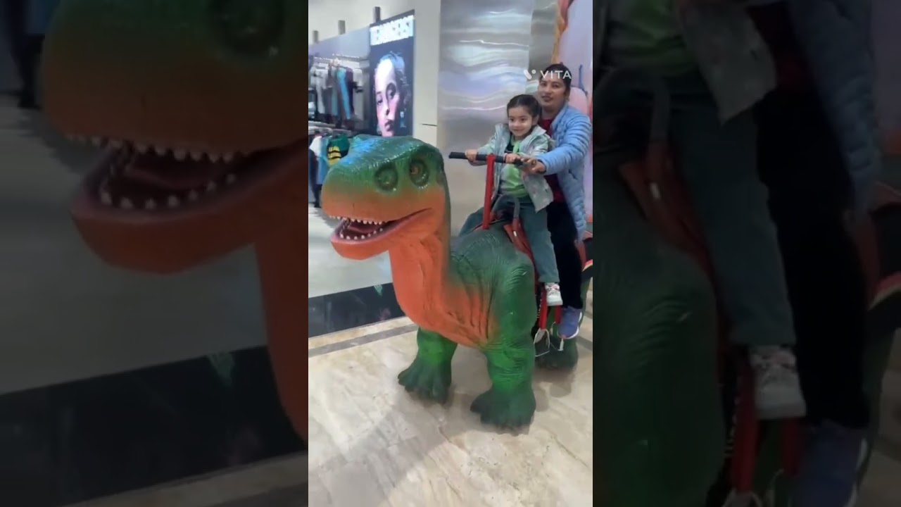 Dinosaur ride 🦖  masti 💗