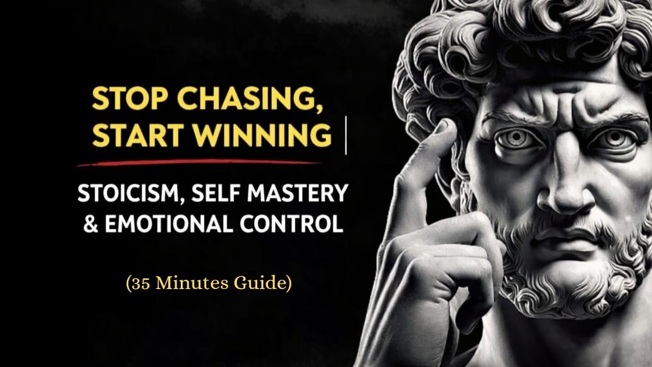 STOP CHASING, START WINNING | STOICISM, SELF MASTERY & EMOTIONAL CONTROL