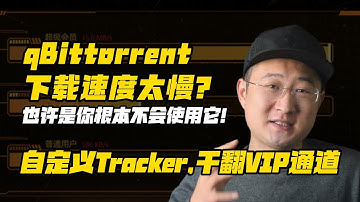qBittorrent下载速度太慢? 也许是你根本不会使用它