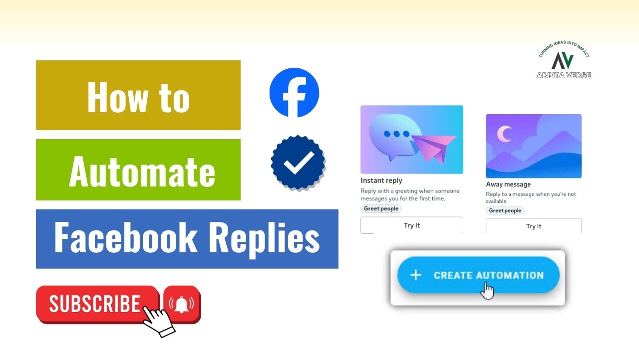 How to  setup Facebook Instant Reply, FAQ & Away Message for Better Engagement