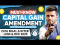 🔥 CMA June/Dec 2025: BIGGEST AMENDMENT | Inter &amp; Final | Practical Q Included | CA CMA Nikkhil Sir