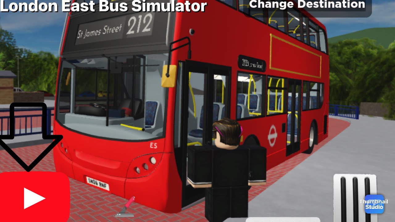 212 to St James Street London East Bus Simulator (Roblox)