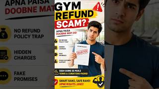 Gym refund scam ? 😢 #consumerrights #gym #refund #scam #indianlaw #explore #ytshorts #viral #legal