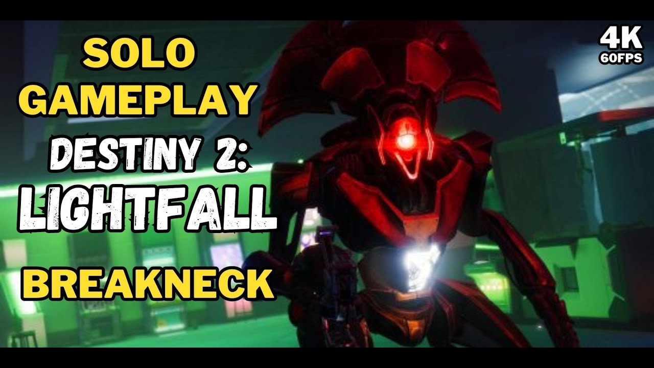 (PS5) Solo Destiny 2 Lightfall - Breakneck Gameplay (4K 60FPS) No Commentary