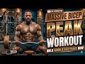 Massive Bicep PEAK Home Workout‼️💪🏾 #fit #fitlife #workouts #exerciseroutine #fitnessjourney