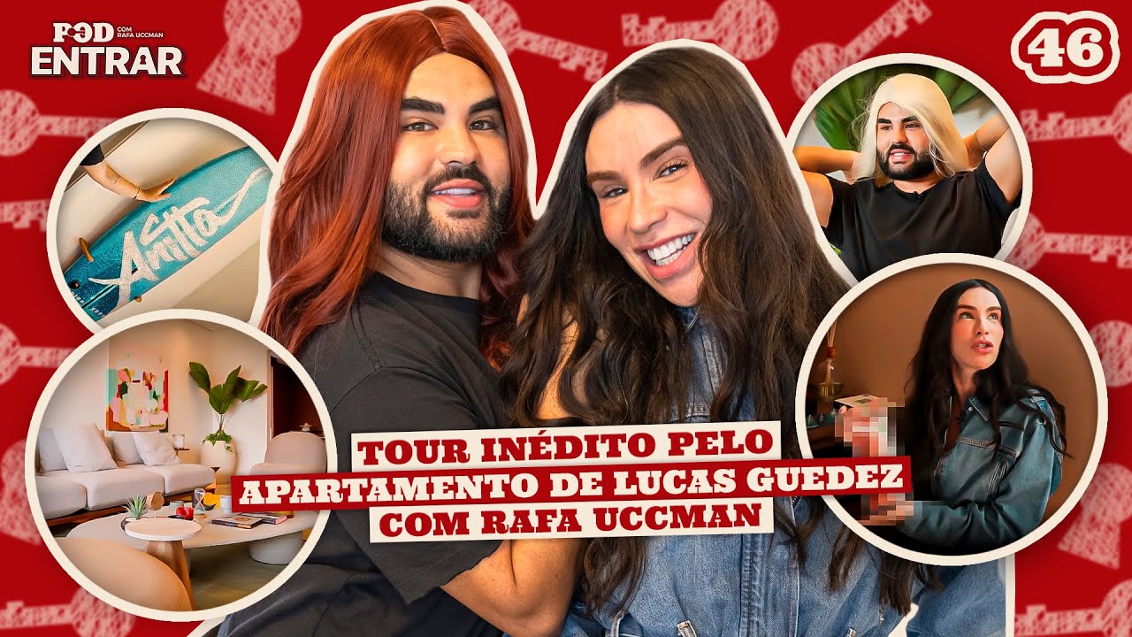 POD ENTRAR: Tour inédito pelo apartamento de Lucas Guedez com Rafa Uccman