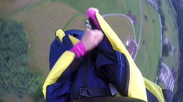 Wingsuit BASE Line Twist Madness - Serious Danger!