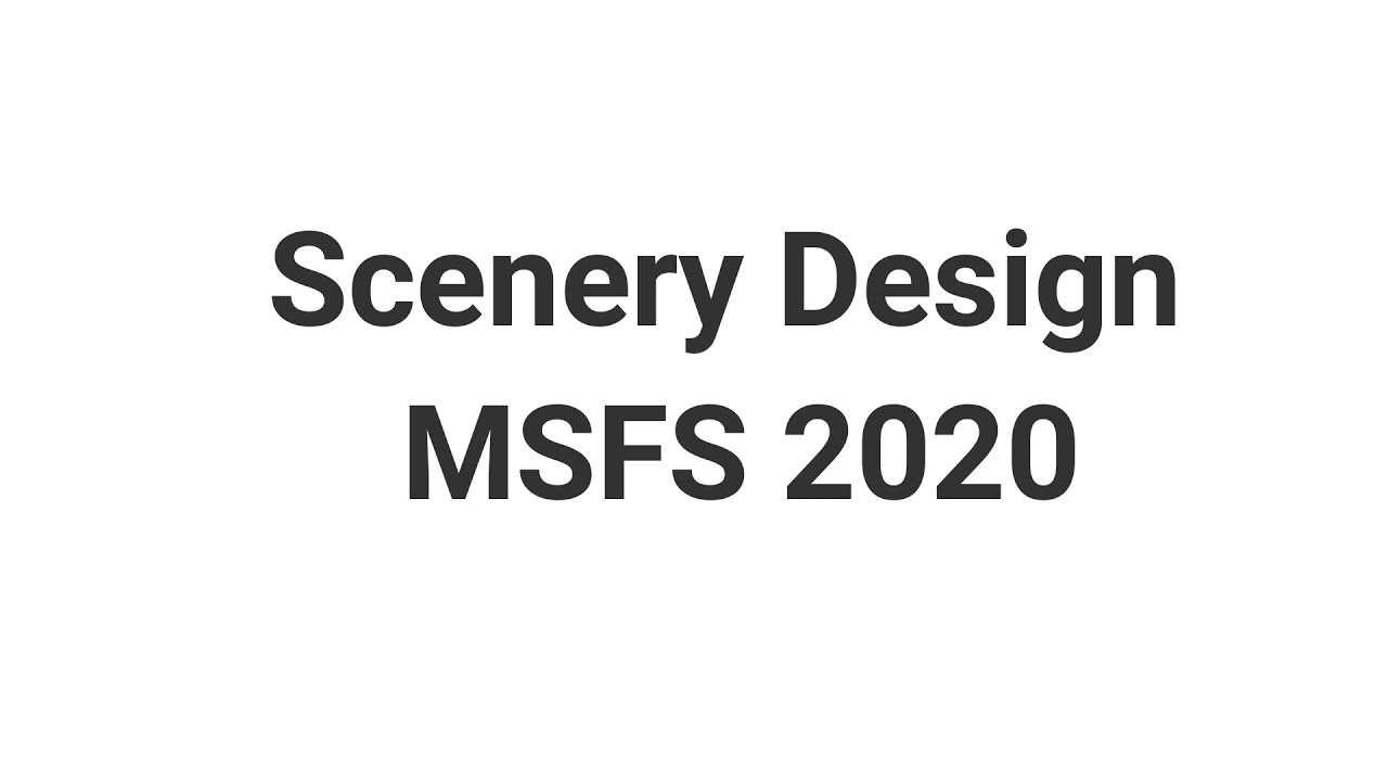 Scenery Design MSFS2020 – Danish