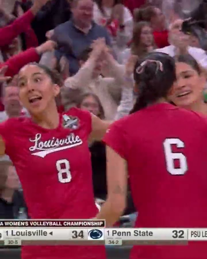 LOUISVILLE WINS THE 2ND SET 34-32 ?