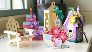 Garden Party Box Cards SVG Kit Trailer