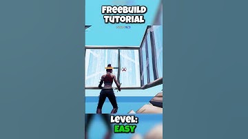 Freebuild Tutorial | Level Easy #fortnite #freebuild #tutorial #learn #easy #practice #JOGOPartner