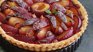 Butter Pastry Crust / Plum Tart