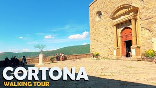 CORTONA ❤ the charming town of 'Under the Tuscan Sun', Italy walking tour in 4k (2022)