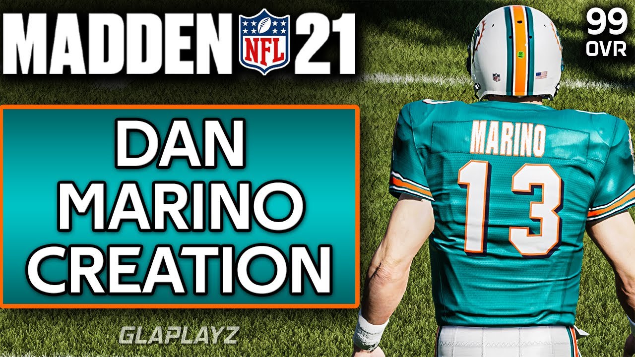 How to make / create QB Dan Marino Madden 21 Miami Dolphins Legend PS4 | Xbox 1 | PC